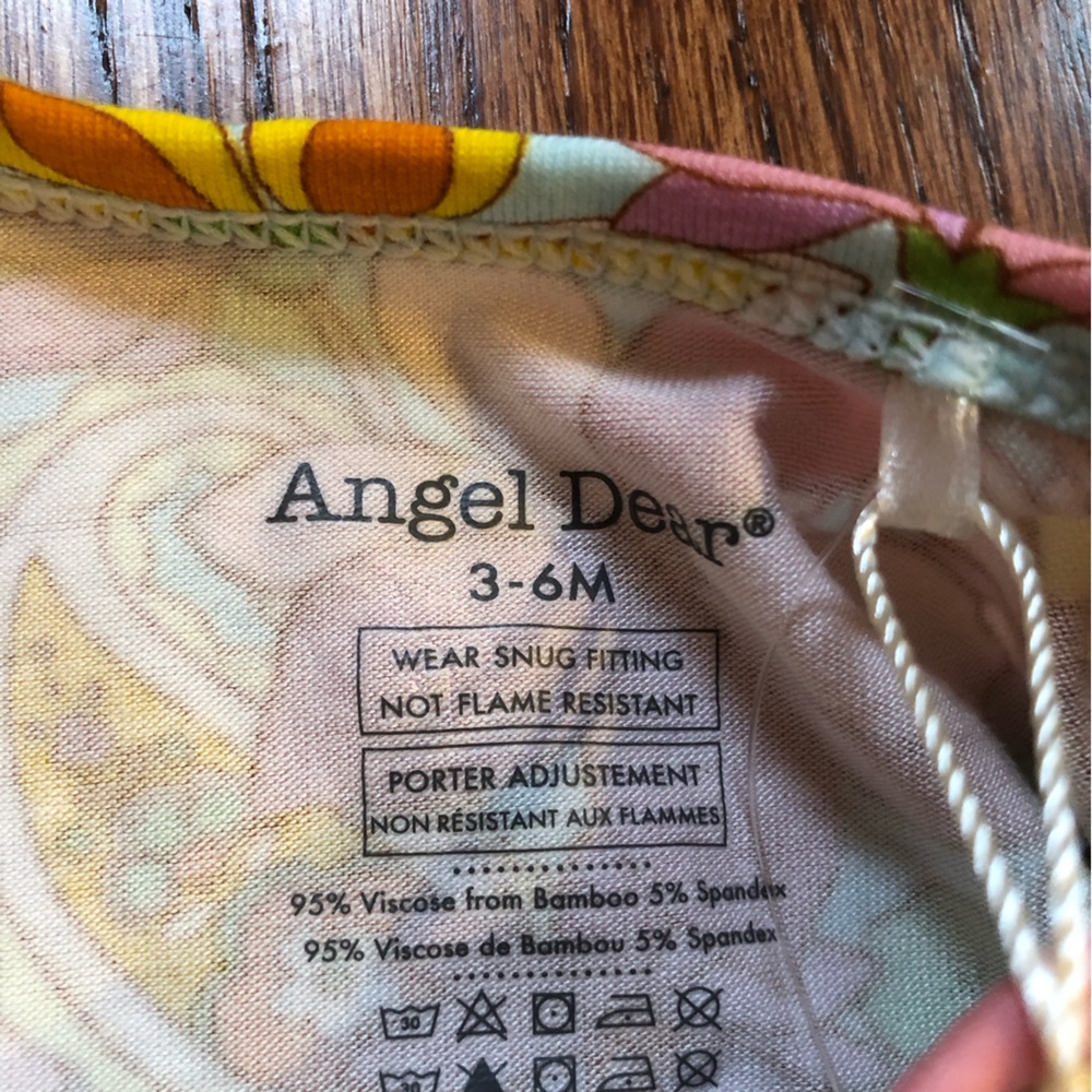 NEW Angel Dear Groovy Floral Footie - Picture 6 of 8